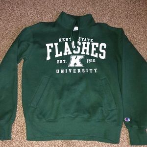 Champion Kent State Quarter Zip Pullover Hoodie